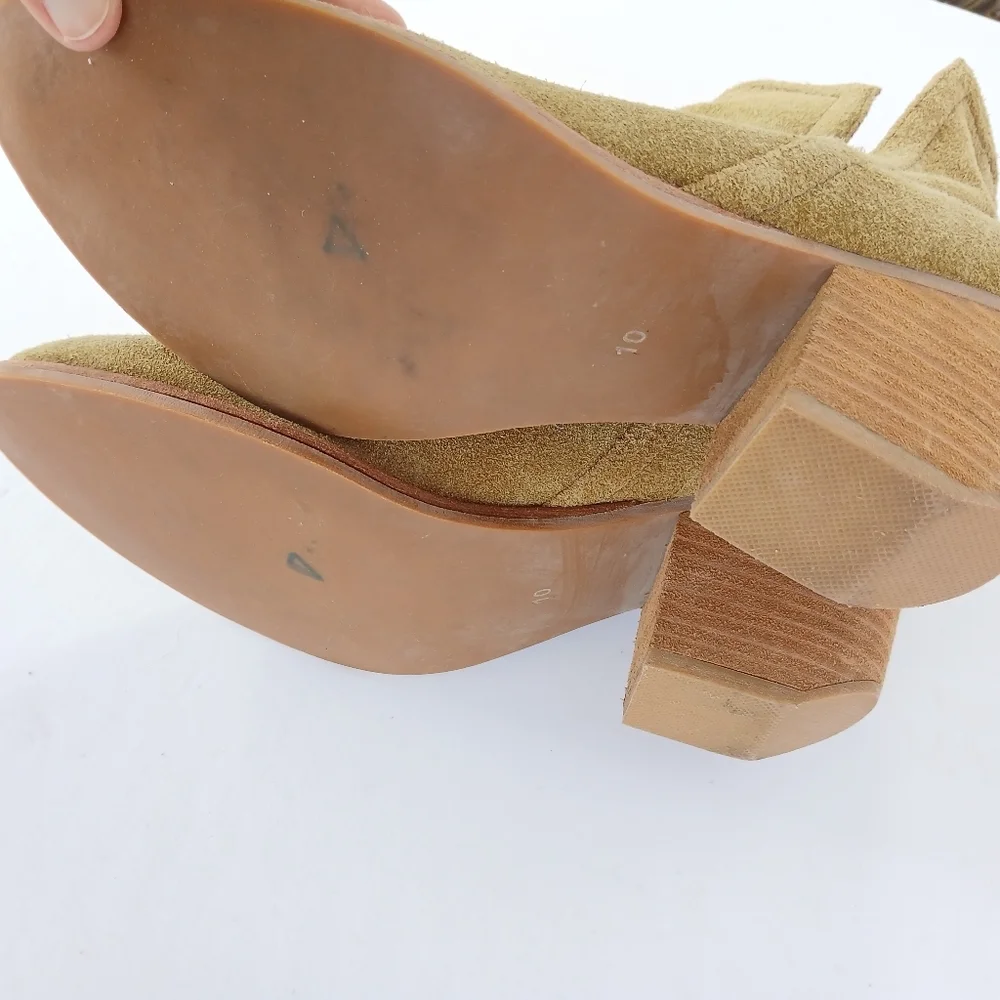 Jeffrey Campbell Orwell Suede Bootie Size 10